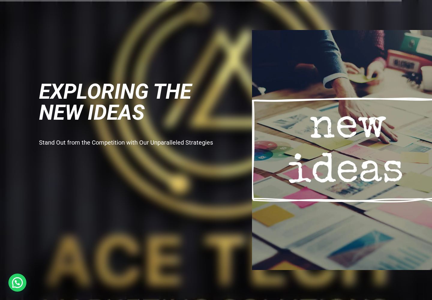 Ace Tech Marketing website preview