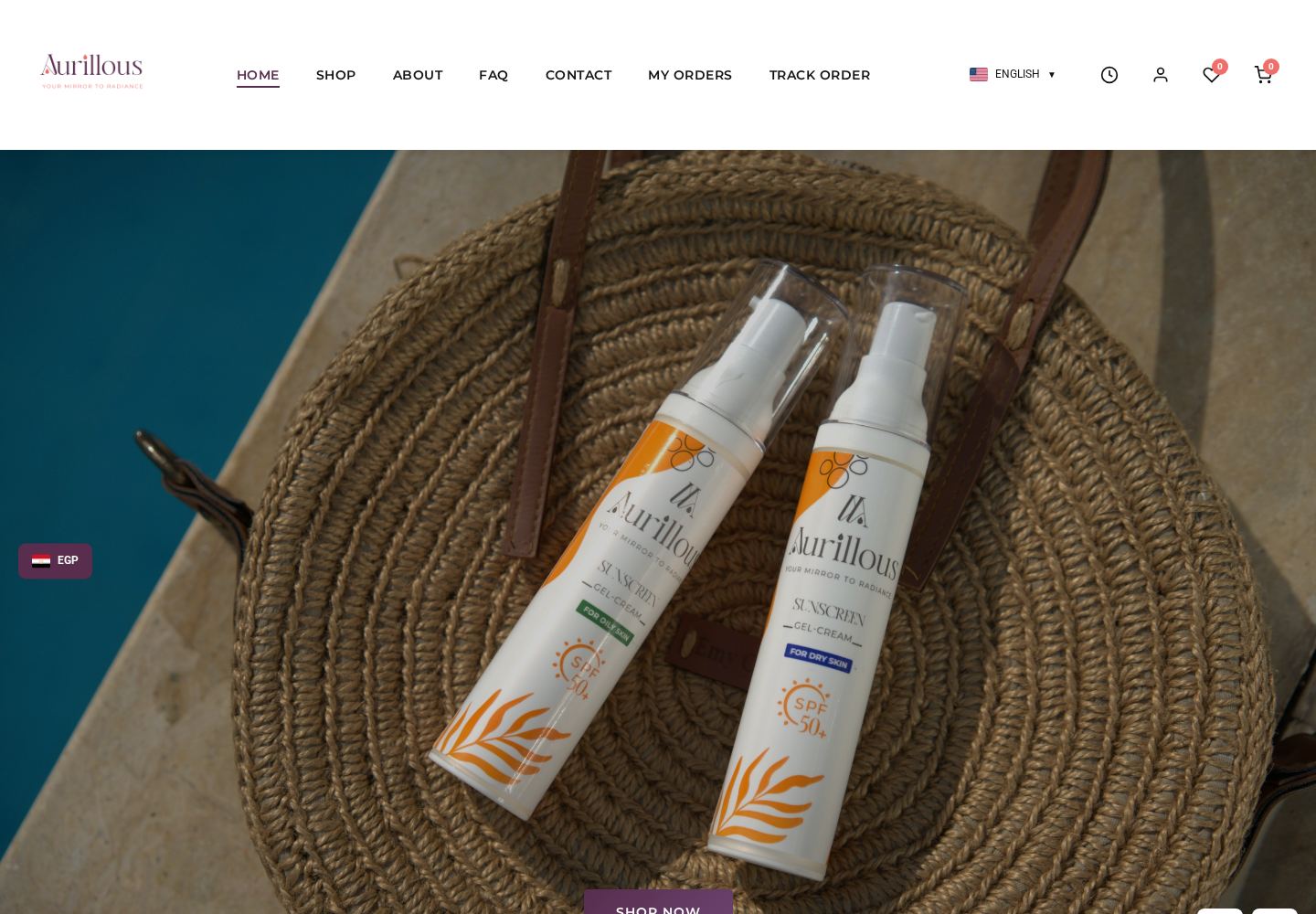 Aurillous website preview