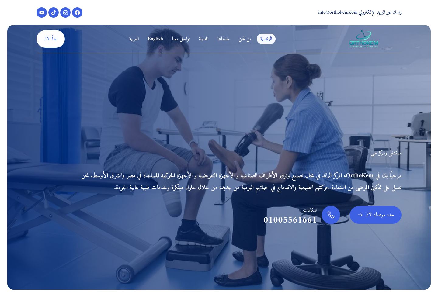 OrthoKem website preview